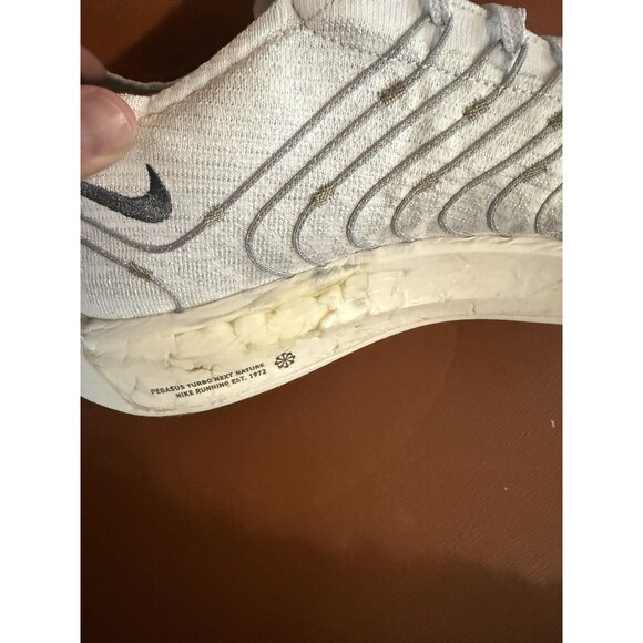 Nike Pegasus Turbo Next Nature White Running Shoes US 15 main image 13
